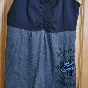 Harley Davidson lady's tank with shelf bra and adjustable straps